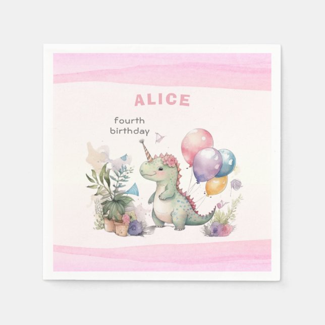 Dino Party Giro del Malcantone Serviette (Vorderseite)