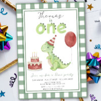 Dino Party | Niedlich Dinosaurier Erster Geburtsta