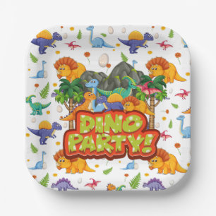 Dino-Party Pappteller
