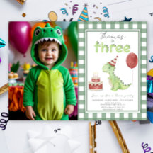 Dino-Party | Süße Dinosaurier Drei-Rex-Geburtstag