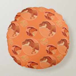Dino Pillow Rundes Kissen
