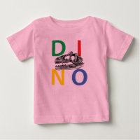 DINO - Pink Baby Fine Jersey T - Shirt
