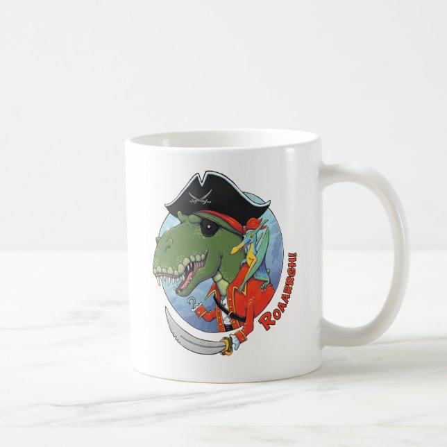 Dino Pirate Kaffeetasse (Rechts)