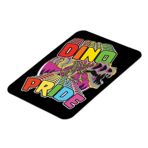 Dino-Pride-Logo Magnet