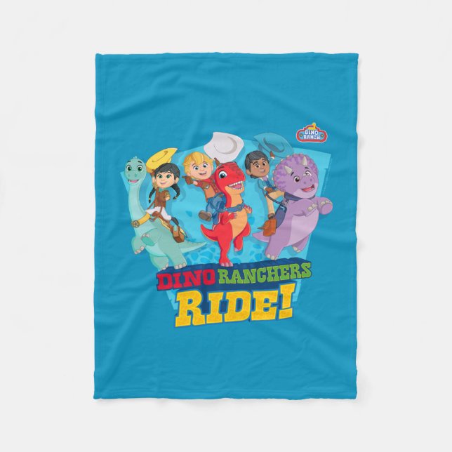 Dino Ranch | Die Ranchers Ride! Fleecedecke (Vorderseite)