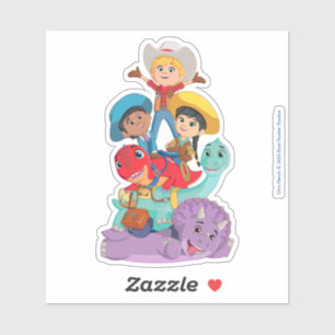 Dino Ranch Friends Aufkleber