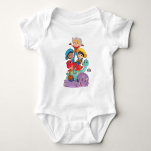 Dino Ranch Friends Baby Strampler