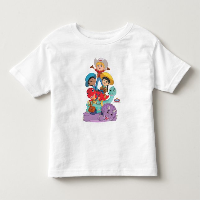 Dino Ranch Friends Kleinkind T-shirt (Vorderseite)