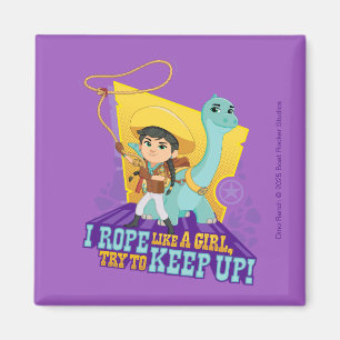 Dino Ranch   Min und Klee Magnet