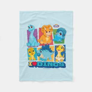 Dino Ranch   Spaß und farbenfrohe Dinosaurier Fleecedecke
