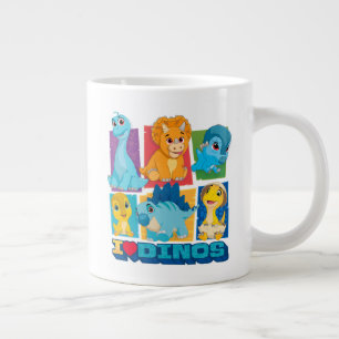 Dino Ranch   Spaß und farbenfrohe Dinosaurier Ries Jumbo-Tasse