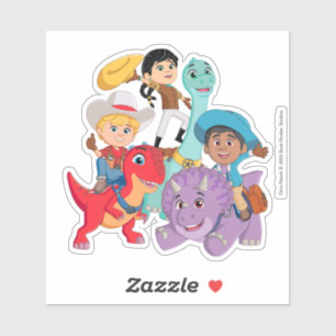 Dino Ranch Yee Haw! Aufkleber