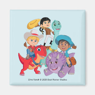 Dino Ranch Yee Haw! Magnet
