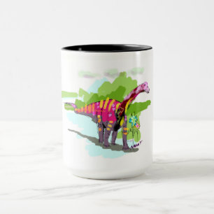 DINO_Rapetosaurus krausei 15oz Gekritzel-Tasse Tasse