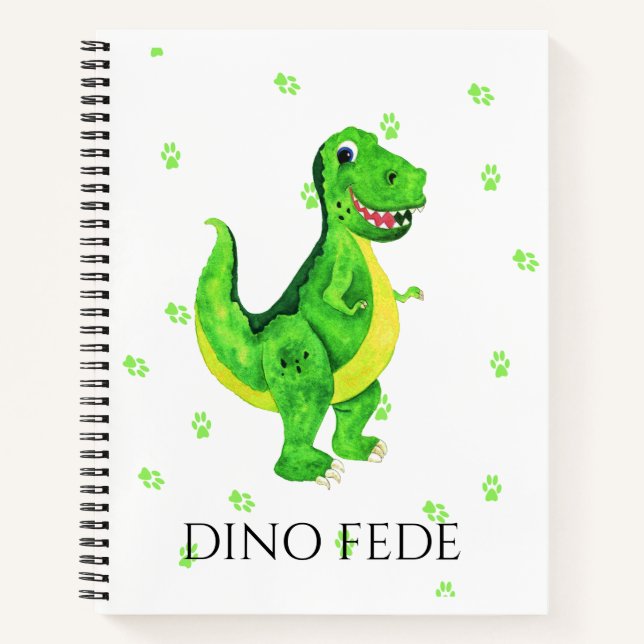 Dino rex Cuaderno de espiral Notizbuch (Vorderseite)