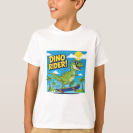 "Dino Rider – Skate in das Abenteuer!" T-Shirt