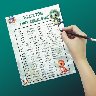 Dino Roar Was für ein Party für Tiere