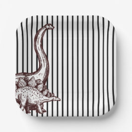 Dino Roarsome Birthday Party Plakate design Pappteller