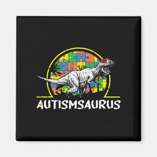 Dino-saur Autismus Aufklärungsgeschenke für Kinder Magnet