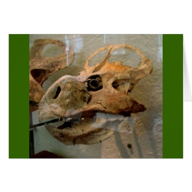Dino Skull Ölgemälde (Vorderseite (Horizontal))