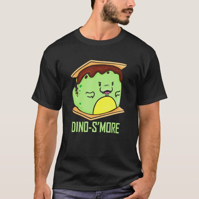 Dino Smore S'more Rex Marshmallow T-Shirt (Vorderseite)