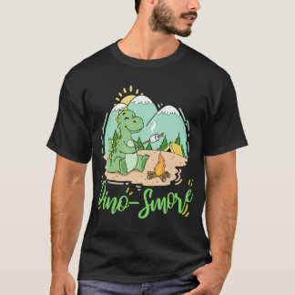 Dino S'mores Camping Geschenk Dinosaur Camp Smores T-Shirt