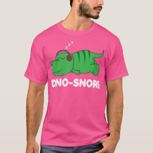 Dino Snore Pajamas Trex Dinosaur Kopfhörer T-Shirt