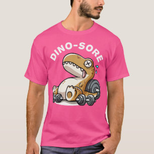 Dino Sore Dinosaurier Gewichtheben Workouts Gym Zi T-Shirt