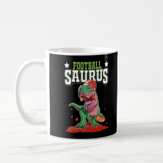 Dino Sport American Football spielen Trex Kaffeetasse (Links)