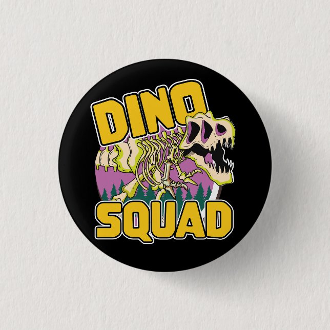 Dino Squad Logo Button (Vorderseite)