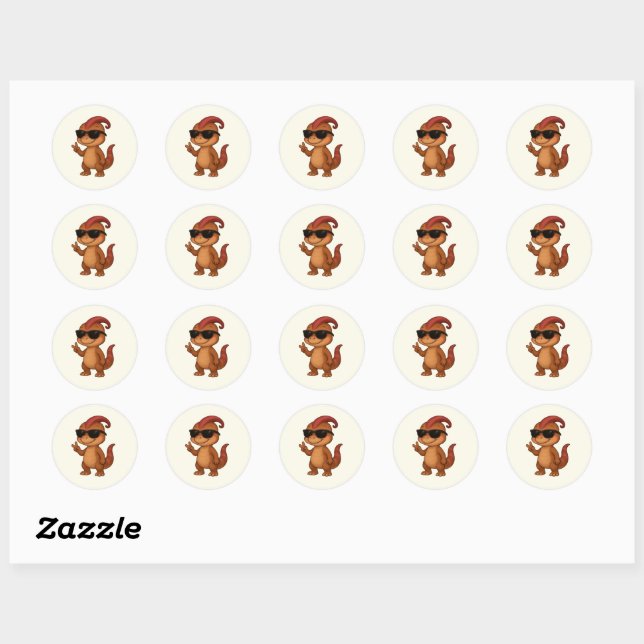 Dino Sticker Sheet – Kammli Cool Edition (Blatt)
