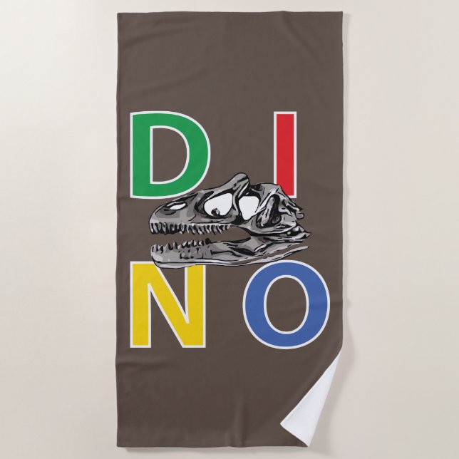 DINO - Strandtuch (Vorderseite)