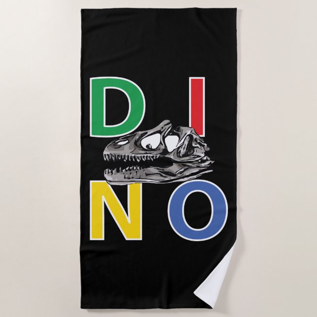 DINO - Strandtuch (Vorderseite)