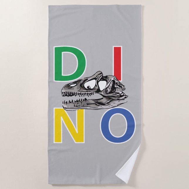 DINO - Strandtuch (Vorderseite)