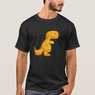 Dino T-Rex Chicken Nugget Muster Funny Dino Tyran T-Shirt