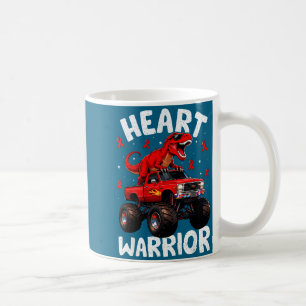 Dino T-Rex Jungen Kleinkind Herz Krieger Herzkrank Kaffeetasse