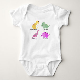"Dino T-Shirt" Baby Strampler