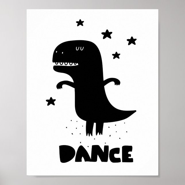 Dino tanzen poster (Vorne)