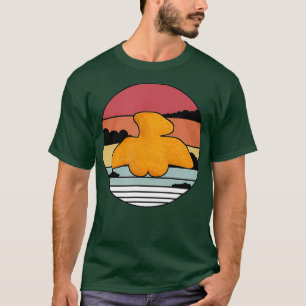 Dino terodactila Chicken Nugget Retro Vintag T-Shirt