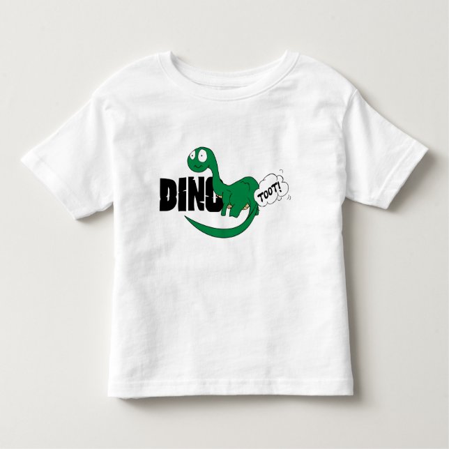 Dino-Toot: Bronto! Kleinkind T-shirt (Vorderseite)