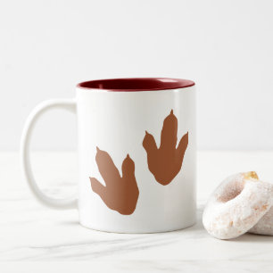Dino Track Zweifarbige Tasse