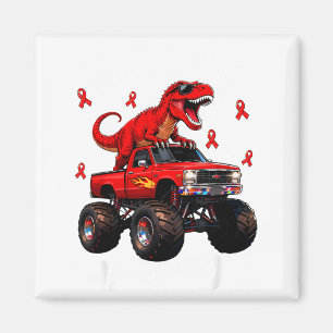 Dino Trex Jungen Kleinkind Herz Krieger Herzkrankh Magnet