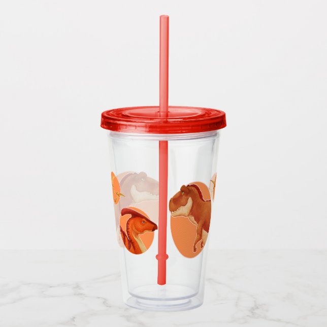 Dino Tumbler Acryltrinkbecher (Rechts)