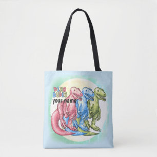 Dino Typs Dinosaurier Tote Bag