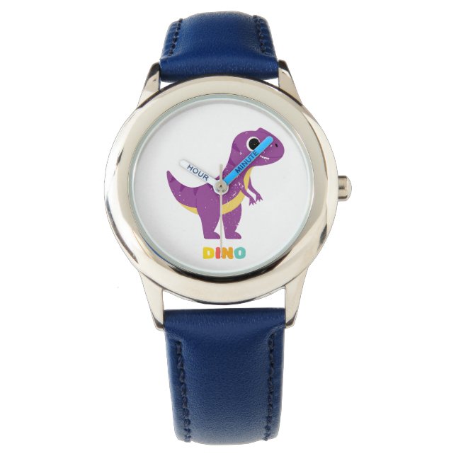 Dino-Uhr Armbanduhr (Vorderseite)