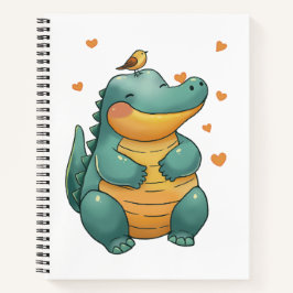 Dino und kleine Vogelfreunde Notizbuch