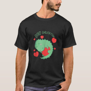 Dino Valentin Niedlich Dinosaurier für Jungen Mädc T-Shirt