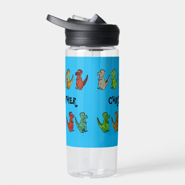 Dino Wasserflasche für Kinder Trinkflasche (Rechts)