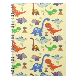 Dino World Spiral Notebook Notizblock