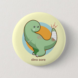 Dino-Wunde Button